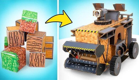 我的世界推土机怎么做